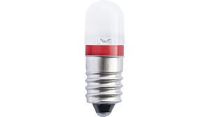 Ledlamp 230V 4mA E10 Rood