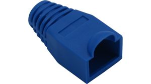 Manchon en PVC avec délestage de traction RJ, 6.5 mm, bleu