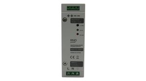 AC/DC DIN Rail Mounted Power Supply, 86%, 48V, 2.5A, 120W, Adjustable
