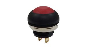 Pushbutton Switch OFF-(ON) 1NO Panel Mount Black / Red