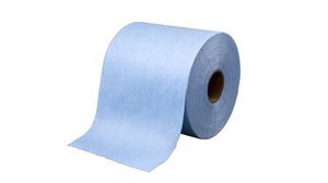 Multifunctional Wiping Cloths, 230 x 340mm, Cellulose / Polyester, Blue, Reel of 500 pieces