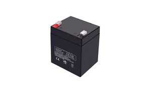 Rechargeable Battery, Lead-Acid, 12V, 5Ah, Blade Terminal, 4.8 mm