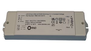 LED-drivare, DALI 2 dimbar CV, 60W 2.5A 24V IP20
