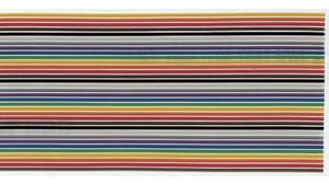 1.27mm 64 Way Flat Ribbon Cable, Multicoloured Sheath, 81.28 mm Width, 30m Length