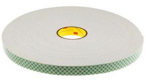 SCOTCH 4008, 4008 White Foam Tape, 25mm x 33m, 3.2mm Thick