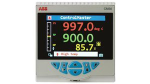 CM30 Controller, 97 x 97mm, 3 Output Analogue, Relay, 100 240 V ac Supply Voltage ON/OFF