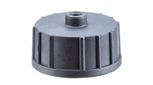 Waterproof Cap with Rubber Lead, 13/16-28 UNS, Ceres Series Connector, Plastic