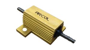Aluminium Housed Wirewound Resistor with Threaded Terminals 25W, 4.7Ohm, 1%