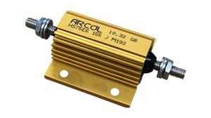 Aluminium Housed Wirewound Resistor with Threaded Terminals 75W, 220Ohm, 1%