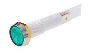 Green Indicator, 24V, 10mm Mounting Hole Size