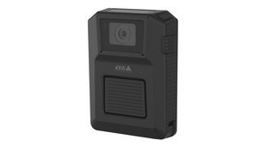 Body Worn Kamera mit Standortverfolgung, 1/2.9" CMOS, 141 °, 1280 x 720 / 1920 x 1080, schwarz