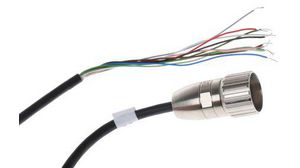 Female 12 way M23 to Unterminated Sensor Actuator Cable, 5m