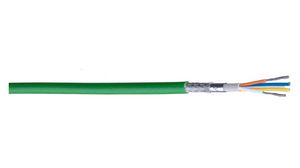 Cavo per bus di campo DataTuff® Profinet tipo B PVC 2x2x0.34mm² Verde 100m