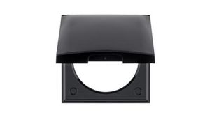 Cover Frame Matte with Protective Cover INTEGRO Flush Mount 59.5 x 59.5mm Black
