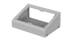 Ultrapult Series Light Grey ABS Desktop Enclosure, Sloped Front, 290.9 x 198.9 x 120.4mm