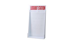 Kleine Lockout-Station, Polystyrol, 311x591x97mm, Weiss