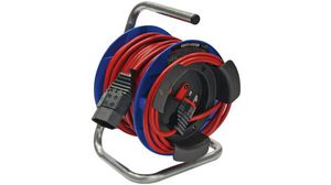Extension Cable Reel Compact G PVC 15m 1x CH Type J (T13) Socket - CH Type J (T12) Plug