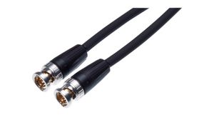 RF Cable Assembly, BNC Male Straight - BNC Male Straight, 1m, Black