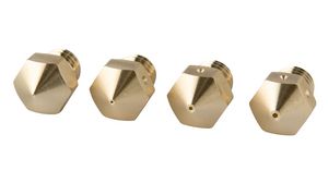 Mixed Size Brass Nozzles, 4pcs