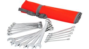 12 Point Metric Combination Wrench Set with Tool Roll