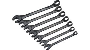 Open End Ratcheting Combination Metric Wrench Set