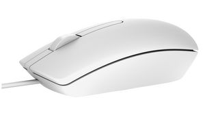 Mouse 1000dpi Optical Ambidextrous White