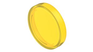 Čočka spínače Kruh 23.7mm Transparentní žlutá Plast Řada EAO 04