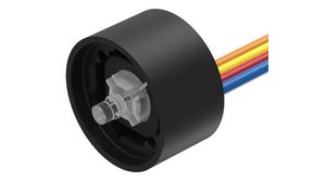 Illuminated Switching Element, LED, Green / Red, 1NO, 100mA, Flat Ribbon Cable