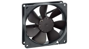 Axial Fan DC Sleeve 92x92x25.4mm 12V 1950min -1  58m³/h 2-Pin Stranded Wire