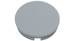 Cap, 11mm, Light Grey, Matte, Without Indication Line