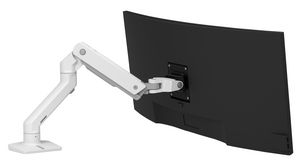 Desk Mount Monitor Arm, 49", 100x100 / 75x75 / 200x100 / 200x200, 19.1kg, White