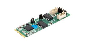 Interface Card with Optical Isolation, RS232 / RS485, DB9 Male, M.2