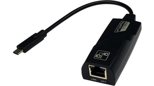 USB-Netzwerkadapter, 1Gbps, USB-C-Stecker - RJ45-Buchse