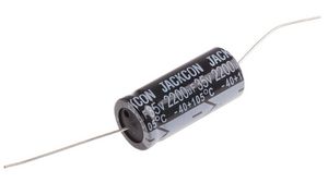 2200uF Aluminium Electrolytic Capacitor 35V dc, Axial, Through Hole