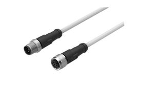 Kabel adaptéru, IO-Link, zástrčka M12 - zásuvka M12, rovný, IP67, 300 mm