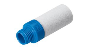 Silencer, Compressed Air, G1/4", Male Thread, Polyethylene