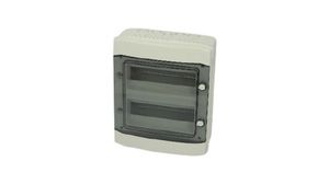 Enclosure 319x144x384mm Light Grey / Transparent Polycarbonate IP65