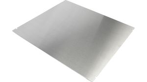 Bodenmontageplatte 432x1x381mm Aluminium