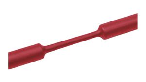 Heat-Shrink Tubing 3:1, 1 ... 3mm, Red, Cross-Linked Polyolefin, 30m