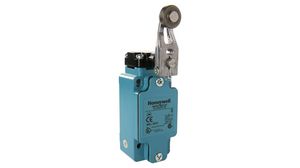 Limit Switch, Side Roller with Fixed Lever, Zinc, 2CO, Snap Action