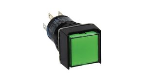 Illuminated Pushbutton Switch Momentary Function 2CO 24 VDC / 220 VAC LED Green None