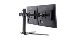 Dual Monitor Stand, 30", 100x100 / 75x75, 10kg