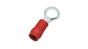 Ring Terminal, Red, 0.25 ... 1.65mm², Pack of 100 pieces