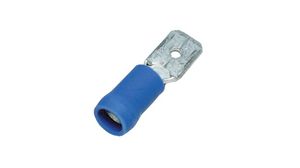 Spade Connector, Partially Insulated, 1.04 ... 2.63mm², Plug, Pack of 100 pieces
