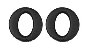 Skórzane poduszki do słuchawek Jabra Evolve 80, Skóra ekologiczna, Evolve 80, Czarny