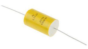 A72 Polypropylene Film Capacitor, 1 kV dc, 400 V ac, ±20%, 220nF, Through Hole