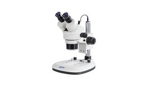Microscope, Stéréo, Greenough, Binoculaire, 0.7 ... 4.5x, LED, OZL-46, 240x300x420mm