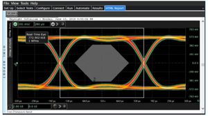 Programvare for samsvarstesting for oscilloskoper i Infiniium Series, nodelåst, XAUI / 10GBASE-CX4