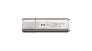 USB Stick, IronKey Locker+ 50, 128GB, USB 3.0, Silver