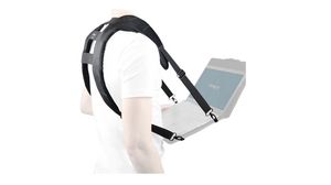 Ergonomic Harness with 4 Attachment Points, Black